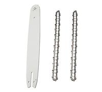 SORTZ 1 Set 14 inch Chain Saw Chain Guide Bar And 2 Saw Chains 3/8 LP Chain Saw Replace Woodworking Garden Tool
