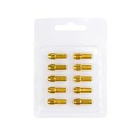 SORTZ 10 pz 4.3/4.8mm Shank Mini Trapano in Ottone Pinza Mandrino for Utensili Rotanti 0.5/0.8/1.0/1.2/1.5/1.8/2/2.4/3/3.2mm Drill Chuck (Color : A, Size : 4.8mm Shank)