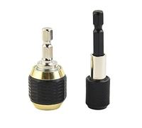 SORTZ 2Pcs Hex Shank 50mm/60mm Keyless Drill Chuck Driver Quick Change Convertitore Drill Bit Holder Drill Chuck Adapter Power Tools