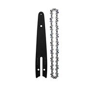 SORTZ Catena da 4/6 di Pollice e Set di Piastre di Guida Sostituzione della Mini Motosega Catena for Sega elettrica a Batteria Ramo di Legno Taglio di Catene affilate (Color : 6-inch Set A, Size : A