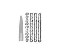 SORTZ Catena da 4 Pollici/6 Pollici e Set di Piastre di Guida for la Sostituzione della Mini Motosega Catena for Sega elettrica a Batteria Ramo di Legno Taglio di Catene affilate (Color : A, Size :
