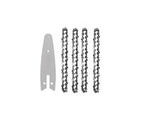 SORTZ Catena da 4 Pollici/6 Pollici e Set di Piastre di Guida for la Sostituzione della Mini Motosega Catena for Sega elettrica a Batteria Ramo di Legno Taglio di Catene affilate (Color : A, Size :