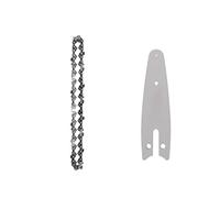 SORTZ Catena da 4 Pollici/6 Pollici e Set di Piastre di Guida for la Sostituzione della Mini Motosega Catena for Sega elettrica a Batteria Ramo di Legno Taglio di Catene affilate (Color : A, Size :