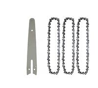 SORTZ Motosega elettrica da 4/6 Pollici Mini Motosega in Acciaio Catene for motoseghe elettriche Catene accessorie Sostituzione utensile Elettrico da Giardino (Color : 6 inch SET3, Size : A)