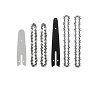SORTZ Set di motoseghe e Barre di Guida da 4/6 Pollici Parti di motoseghe elettriche Portatili Catena Molto affilata Utilizzata principalmente for Strumenti di Registrazione e potatura (Color : A, S