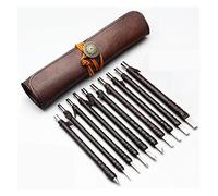 SORTZ Set di Utensili manuali for intagliare la Pietra in Acciaio al tungsteno Professionale 8/10 Pezzi Set di scalpelli for intagliare la Pietra Set di Utensili for intagliare Il Legno (Color : 10PC