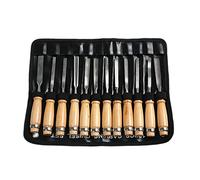 SORTZ Strumenti for sgorbie for tornio Professionale for la Lavorazione del Legno Set di scalpelli a Mano for Intaglio del Legno da 12 Pezzi