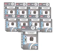 SOS Accessoire 11 confezioni da 4 sacchetti + 1 filtro IGIENE+ per aspirapolvere TEFAL ZR200520