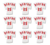 SOS Accessoire 9 confezioni da 4 sacchetti per aspirapolvere Bosch BBZ41FGALL, 00576334,17000940 tipo G, 270 x 60 mm