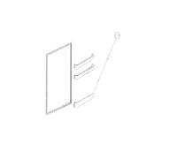 SOS Accessoire Balcone porta bottiglia per frigorifero, congelatore COBAL 15507