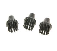 SOS Accessoire POSLS00363 - Set di 3 spazzole nere per pulitore a vapore POLTI SLS00363