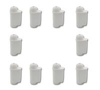 SOS Accessoire Set di 10 filtri acqua per macchine da caffè automatiche Siemens® EQ Series EQ3/EQ6/EQ9, EQ500, S700, 3200 Bosch® TCZ7003, TCZ7033, per Brita® Intenza 57557