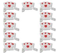 SOS Accessoire Set di 12 scatole di 4 sacchetti per la polvere sintetica FJM compatibile Aspirapolvere 9917710 SOS ACCESSORIO