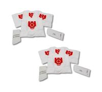 SOS Accessoire Set di 2 confezioni da 4 sacchetti per la polvere sintetici FJM compatibili con aspirapolvere 9917710 SOS ACCESSORIO