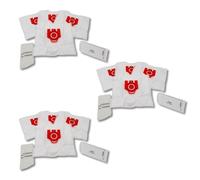 SOS Accessoire Set di 3 confezioni da 4 sacchetti per la polvere sintetici FJM compatibili per aspirapolvere SOS Accessorio 9917710