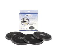 SOS Accessoire Set di 4 filtri carbone tipo E233 FAC519 EFF57 per cappa 5403003 481281718534 ACEC, AEG, ARISTON HOTPOINT, ARTHUR MARTIN ELECTROLUX,