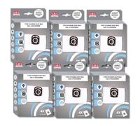 SOS Accessoire Set di 6 confezioni da 4 sacchetti + 1 filtro HYGIENE+ per aspirapolvere ROWENTA ZR200520