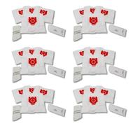 SOS Accessoire Set di 6 sacchetti per aspirapolvere FJM serie Complete C1 Compact C1 C2 FJM serie S2 S3 S4 S5 S6 S7 con 2 filtri in microfibra
