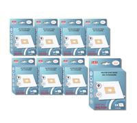 SOS Accessoire Set di 8 confezioni da 5 sacchetti con 1 filtro pre TAGLIO COMPATTO/GO/FORCE per aspirapolvere NILFISK 78602600, 22422400