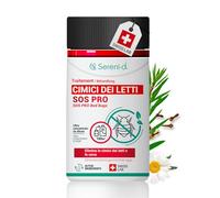SOS PRO Cimici da Letto Concentrato - Trattamento Professionale a Base Vegetale Formula concentrata da diluire, tratta fino a 100 m² di superficie - Sereni-d SWISS LAB