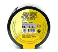 Sosa - Colorante naturale giallo limone in polvere solubile in acqua - Ideale per la cottura - (60g),