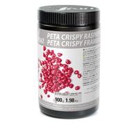 SOSA Peta Crispy Lampone - Texturizante effervescente - Formato da 750 g - Uso alimentare