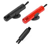 Sosayet 2 in 1 Taglia Cinture di Sicurezza e Rompivetro - 2 Pezzi di Martello di Sicurezza per Auto - Strumento di Emergenza Salvavita per Auto (Nero Rosso)