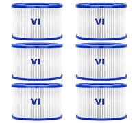 Sosayet Cartuccia Filtro Piscina Bestway 58323, Pack of 6 Cartuccia per Filtro Taglia VI pour Lay-Z-Spa, Miami, Monaco, Vegas
