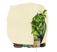Sosayet Tessuto Non Tessuto per Piante, 180 x 120 cm Cappuccio Protezione Piante con Cerniera, Protezione Invernale Piante Copertura Protettiva per Piante, Sacco di Protezione Invernale per Piante
