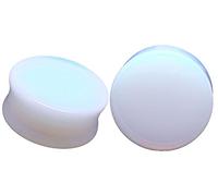 Soscene - Tappi per orecchie in pietra organica opalite, venduti in coppia