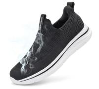 Sosenfer Scarpe Uomo Slip On Sneaker Fitness Scarpe da Ginnastica Traspiranti Senza Lacci Scarpe da Passeggio Scarpe da Passeggio per Il Tempo Libero Senza Lacci per la palestra-HEISE-45