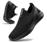 Sosenfer Slip On Sneakers Uomo Ultraleggero Senza Lacci Scarpe Sportive Scarpe da Ginnastica Scarpe da Corsa Traspiranti Antiscivolo per Sport, Tempo Libero, Fitness, Jogging, Camminare-QUANHEI-42