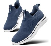 Sosenfer Slip on Uomo Scarpe da Ginnastica Traspiranti Senza Lacci Scarpe Sportive comode Scarpe Sportive Leggere Casual Scarpe da Ginnastica Uomo da passeggio-SHLAN-43