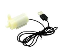 SOSODBBM 1 x Pompa dell'acqua subacquea portatile silenziosa da 3 V e 5 V CC, con porta USB, per acquario, fontana, acquario e giardino, (White Amphibious wit)