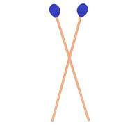Sosoport 1 Paio di Battenti per Marimba e Xilofono, Testa Blu e Manico in Legno d'Acero, Superficie Liscia, senza Bave, per Principianti e Professionisti