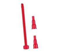 Sosoport 1 Set Adattatore Serbatoio Benzina Chiave Sostituzione Potere Bombola del Gas Ugello può Un Beccuccio A Gas Convertitore per Cilindri da Campeggio Rosso Plastica ABS 3 Pezzi