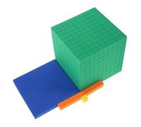 Sosoport 1 Set Cubo Matematico per La Prima Educazione Bloccare Conteggio Cubi Piccoli Apprendimento Educativo Giocare Numero di Grandi Dimensioni Classe Blocchi Manipolanti Eva