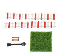 Sosoport 1 Set Ornamenti Della Sedia Del Mini Parco Indossatore Light Di Strada in Miniatura Piccolo Arredamento Per La Casa Sedia Da Parco in Miniatura Mini Pp Colore Casuale