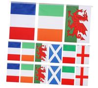 Sosoport 1 Set Striscione Bandiere Multinazionali per Feste e Ghirlanda Decorativa con Bandiere Internazionali per Celebrare e Speciali