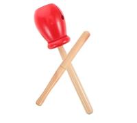 Sosoport 1 Set Strumenti Musicali Legno Strumento Percussione con Bacchetta Strumento per Insegnamento e Divertimento Suono per Tutti Esperienza