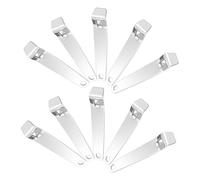 Sosoport 10 pezzi Apribottiglie Mini in Acciaio Inox da Aprifiale per Soluzioni Orali Strumento Sicuro e Durevole per Bottiglie Liquidi per Anziani e Uso Quotidiano