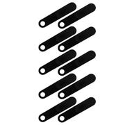 Sosoport 10 Pezzi Calzascarpe in Plastica Abs Nero, Calzante per Scarpe Sospeso, per Donne in Gravidanza e Anziani