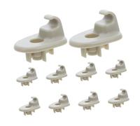Sosoport 10 Pezzi Clip Fissaggio Parasole Nylon Resistente Supporto Visiera per Organizzatori e Portacellulare Facile Installazione Compatibile