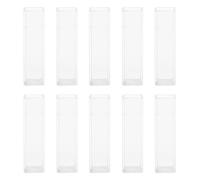 Sosoport 10 Pezzi Cuvette in Vetro per Analisi Quantitativa e Confronto Campioni, 10 mm Percorso Ottico, Strumenti da Laboratorio per Ricerca e Chimica