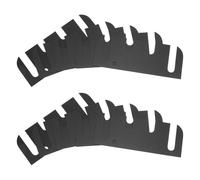 Sosoport 10 Pezzi Distanziali per Cerniere in Acciaio Inox 304 Guarnizioni Metalliche per Porte e Mobili Spessori Flessibili Anti-Rumore per Riparazione e Allineamento Porte Interne e