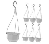 Sosoport 10 Set Di Vasi Sospesi Grandi Vasi Per Orchidee Per Piante Da Esterno Vasi Da Fiori Sospesi Per Piante Da Ganci Per Vasi Da Balcone Vasi Da Giardino