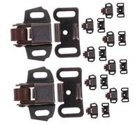 Sosoport 10 Set Serratura Scorrevole Regolabile in Metallo per Cassetta Postale Chiusura Resistente alle Intemperie per Porte Armadietto Riparazione Porte Esterne e Mobili