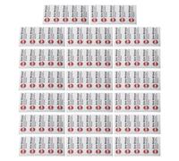 Sosoport 100 Pezzi Adesivo Autoadesivo per Cassetta Postale senza Pubblicità, Cartello di Avvertimento per Esterni, Etichetta Adesiva No Mail Resistente ai Raggi Solari, Set per Casa e