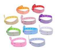 Sosoport 100 Pezzi Braccialetto Identificativo Paziente in Pvc Scrivibile | Ricovero Ospedaliero e Assistenza, Design Pronto per Emergenze, Adatto a Anziani