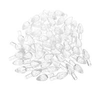 Sosoport 100 Pezzi Coperture Tulipano per Luci LED 5mm in Plastico, | Diffondono la Luce e Riducono L'abbagliamento, Struttura Stabile per Fili Natalizi e Nozze